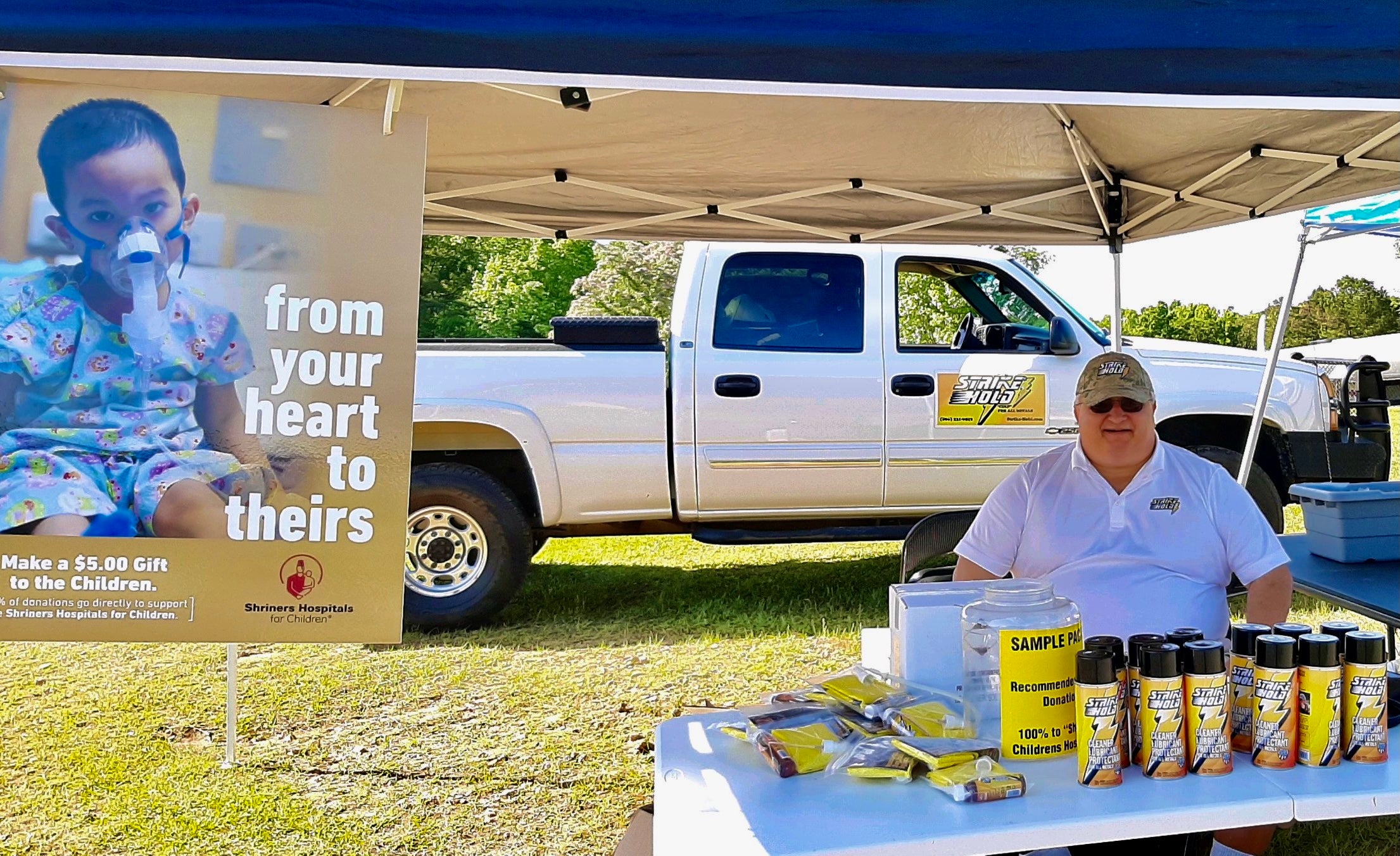 Strikehold Raises Money for Shriners Hospital For Children. StrikeHold